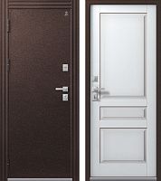 Центурион Т-2-2026 Шоколадный муар-Кашемир белый (терморазрыв)